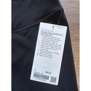 Lululemon Wunder Under SmoothCover High Rise 25” Black Size 2 NWT thumbnail 3