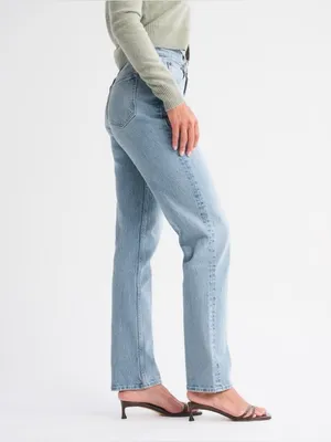 Abercrombie & Fitch Curve Love 90s Straight Ultra High Rise Jeans Size 29 thumbnail 2