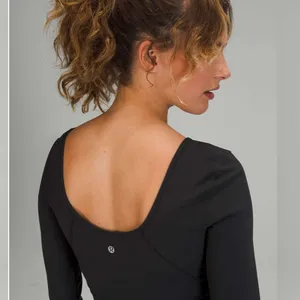 Lululemon Align Long Sleeve Top, Black thumbnail 4