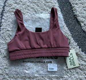 Daily Drills Reversible scoop bra wine S thumbnail 1