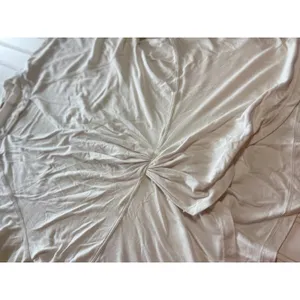 Free People White Knot Front Choker Keyhole Neckline‎ Short Sleeve Top Large thumbnail 3