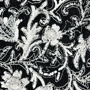 Vintage Cache Sequins Beaded Tank Top Size Small Y2K Black Mesh Whimsigoth thumbnail 3