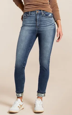 BKE Parker High Rise Skinny 30x29 1/2 thumbnail 1