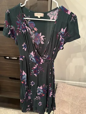 Altar'd State Wrap Floral Dress thumbnail 1