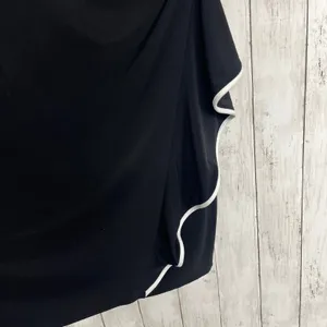 American Living Black White Midi Dress Size 10 Stretch Cocktail Career Party thumbnail 3