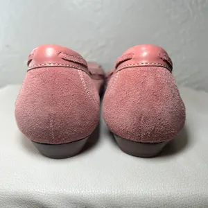 Cole‎ Haan Pink Suede Leather Driving Moccasins Loafers Women's Size 8 AA thumbnail 5