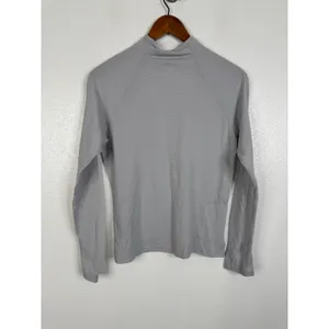 Kuhl Agility Pullover Womens Small Gray Merino Wool Blend Mock Neck Long Sleeve thumbnail 2