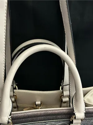 BFlairs Women’s Handbag with Elephant Print Gray & Cream thumbnail 8