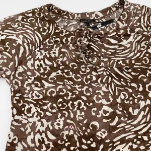 Jackie O Loungewear‎ Maxi Dress Womens Small Resort Coastal Animal Print Stretch thumbnail 13