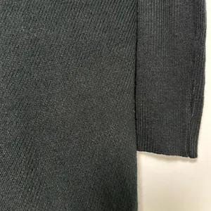 Lulus‎ Black Ribbed Cowl Neck Oversized Knit Sweater Dress Medium thumbnail 8