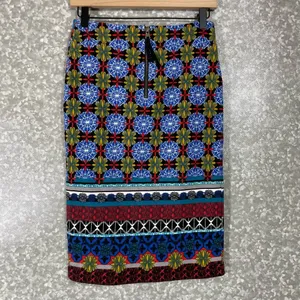 Anthropologie Maeve Women's Tearoom Boho Patterned Knit Pencil Skirt - Size XS thumbnail 8