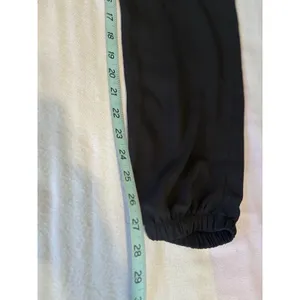 Strapless‎ Jumpsuit Black Size M/L Chiffon Elastic/Tie Pockets Zippers thumbnail 8