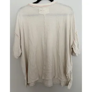 Free People We The Free Love Rose Tee Ivory Women's Size Small thumbnail 2