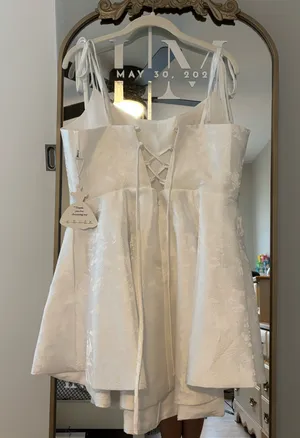 Amazon White Dress thumbnail 4