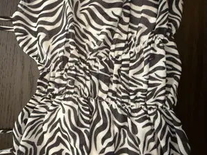 Zebra Cropped Tank Multiple thumbnail 2