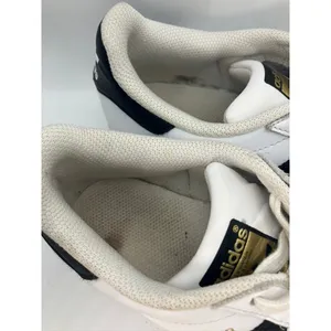 Adidas Superstar Sneakers Womens 6.5 White Black Shell Toe C77153‎ thumbnail 3