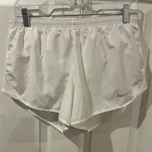 Nike White Dri-Fit Sport Shorts Size Medium thumbnail 1