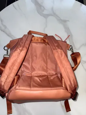 Urban Originals Coral Satin Backpack with Multiple Zips thumbnail 9