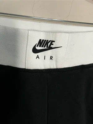 Nike Air Woman’s BB Black White Heather Colorblock HR Sweat‎ Pant Jogger Pants thumbnail 6