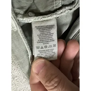 Free People‎ Women's Green Distressed Skinny Jeans Size 24 thumbnail 4