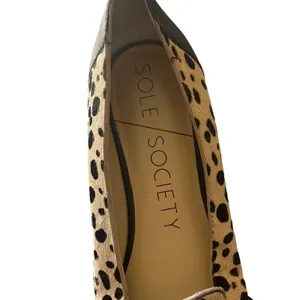 Sole Society Edie Womens Animal Print Calf‎ Hair Pointed Toe Loafers 8.5M thumbnail 9