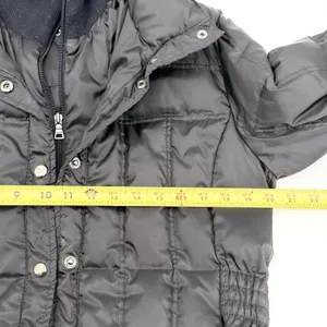 Guess Womens Black Down Feather Puffer Jacket Coat T361255 Snap Zip Front Pocket thumbnail 6