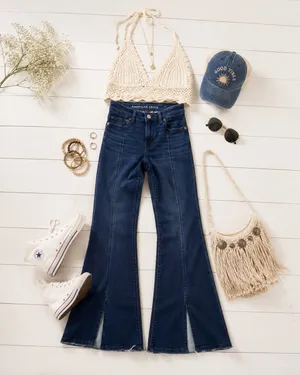 American Eagle Festival Flare Jeans thumbnail 2