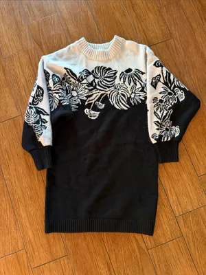 FARM Rio Surrel Garden Knit Sweater Dress thumbnail 2