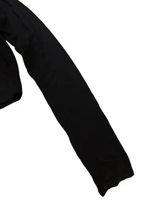 Full Tilt Black Ribbed Knit Long Sleeve Crop Top Shirt Turtleneck Medium Women's thumbnail 10