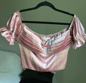 Revolve Satin Crop Top thumbnail 2