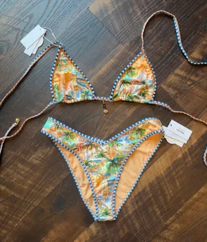 Bydee Swim Cartagena Bikini Set Orange Size M thumbnail 1