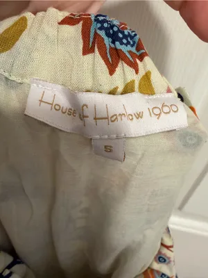 House of Harlow 1960 Molly Ivory Maxi Dress Size Small thumbnail 4