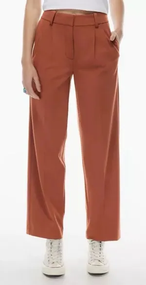 Aritzia Sunday Best Harvey Pants in Epicurean Brown thumbnail 1