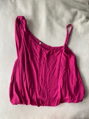 Free People One Shoulder Bubble Tank thumbnail 1