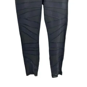 Lululemon High Times Crop *Tech‎ Mesh Black Leggings Size 6 thumbnail 5