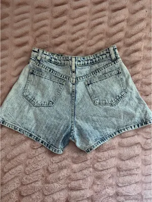These Three Boutique Sequin denim shorts thumbnail 4