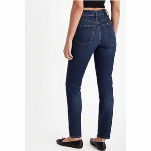 Express 90s High Rise Stretch Skinny Jeans‎ Dark Blue Size 10 Long thumbnail 3
