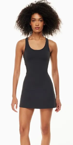 Aritzia Tnaction Surpass Black Sports Dress thumbnail 1