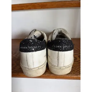 Golden Goose‎ Hi Star White Leather Camo Star Glitter Platform Sneakers 40 thumbnail 3