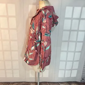Calia by Carrie underwood pink floral windbreaker jacket size medium thumbnail 9