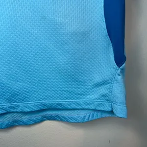 Saucony Athletic 1/4 Zip Pullover Shirt Blue Running Reflective Zip Pocket Small thumbnail 9