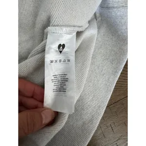 Elfric Eden Heather‎ Grey Chenille Patch Star Graphic Hoodie Med Y2K Streetwear thumbnail 5