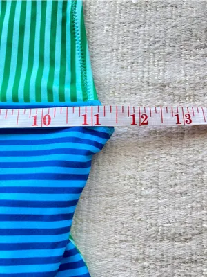 Aerie Color Block Stripe Cheekiest One Piece Swimsuit XS NWT thumbnail 8