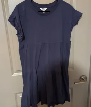 Navy Blue Midi Dress thumbnail 1