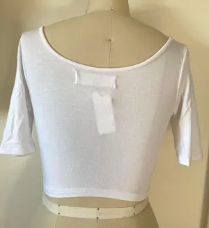 Emma & Sam Square Neck Cropped Top thumbnail 3