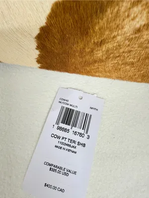 NWT COACH Teri Shoulder Bag In Haircalf With Cow Print CDW45 Gold/Cow Multi thumbnail 7