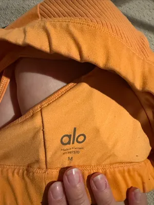 Alo Orange Sports Bra thumbnail 4