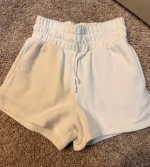 Target White Drawstring Sweatshorts (fit like Xs) thumbnail 1