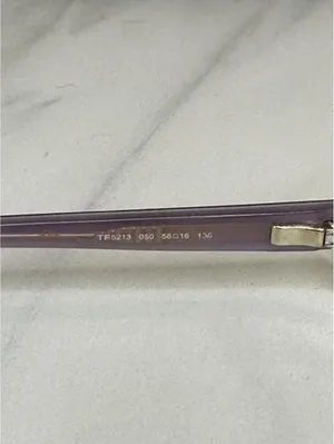 Tom Ford Women's brown lilac rectangular eyeglasses 54-16-135 w/ hard case thumbnail 8