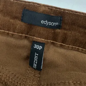 EDYSON Corduroy Pants Women’s 30P Petite Brown HAMPTON Skinny Fine Wale Classic thumbnail 3